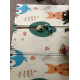 Двустранно образователно килимче от XPE пяна 180x200x1см - мече с хвърчило