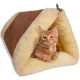 2в1 топла постелка и къщичка за котка Kitty Shack