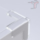 T-образен силиконов протектор за ъгли за мебели