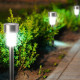 Комплект 10 броя градински соларни лампи