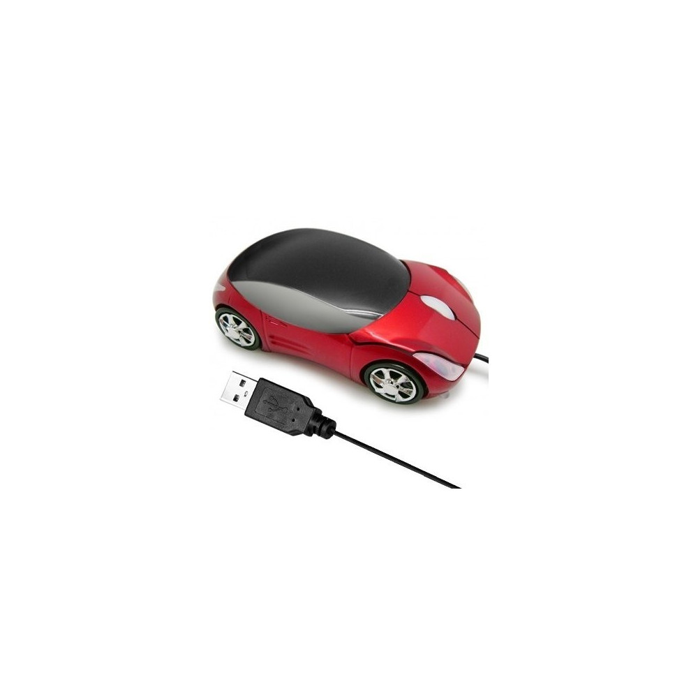 Мишка под формата на кола - Червена