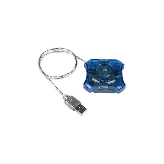 USB Разклонител 4-ка - пластмасов