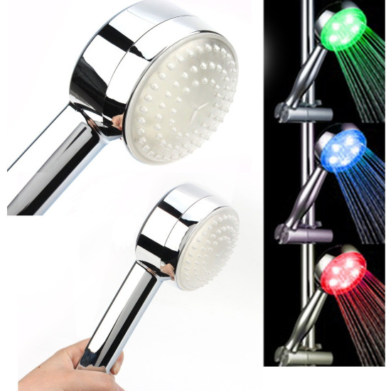 LED комплект за баня ( светещ душ + светещ накрайник за чешма ) 