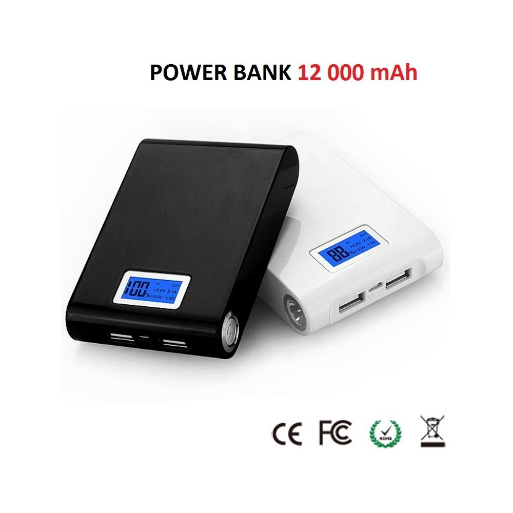 Power Bank 12000mAh с дисплей