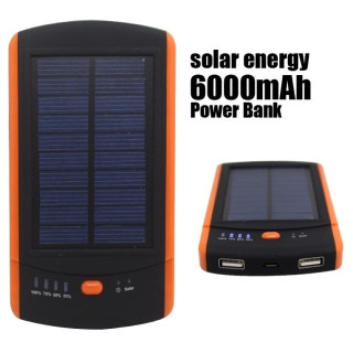 Соларна Външна батерия 6000mAh 
