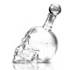 Стъклена бутилка череп 550мл.
