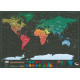 Мини карта на света за изтриване DELUXE