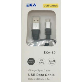 1м. USB към MicroUSB кабел EKA-80