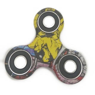 Фиджет спинър - жълт камуфлаж