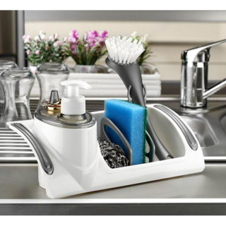 Поставка за гъби с дозатор за течен сапун