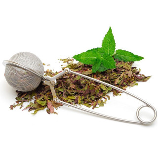 Метална цедка за чай насипен чай - инузер щипка