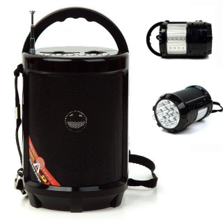 Портативно радио с USB флашка, фенерче и акумулаторна батерия - 1