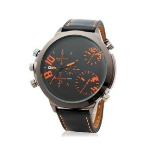 Елегантен мъжки часовник с кварцов механизъм 9423 