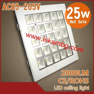ЛЕД ЛУНИЧКИ 25W LED 25x1W Квадратни за Вграждане