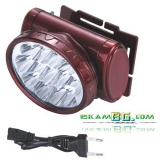 Челник акумулаторен с 13 LED диода 