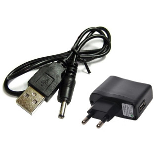 USB кабел + Адаптер за 220V - 1