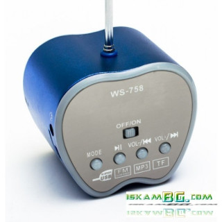 Портативна MP3 колонка с вградено радио