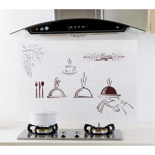 Стикер фолио за кухня - предпазващ от мазните пръски - 1