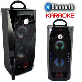 Kараоке колона с микрофон, Bluetooth и флашка QS-36 - 1
