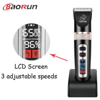 Baorun P9 безшумна машинка за подстригване на котки и кучета - 1