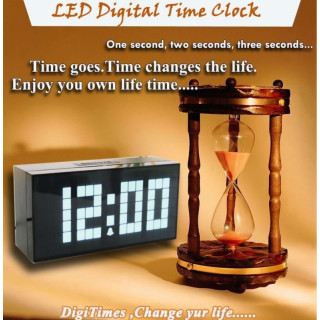 Настолен бамбуков часовник