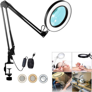 Настолна козметична увеличителна лампа 5х
