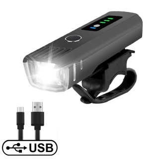 Фар за велосипед с акумулаторна батерия и сензор за светлина