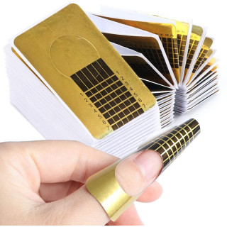 Форми за изграждане на uv гел и акрил - 100 броя за 2.90 лв