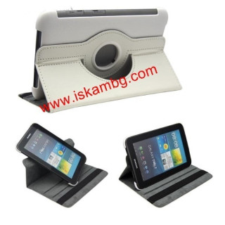  Кожен калъф Samsung Galaxy Tab 2 - 10.1" - P5100 P5110 P5113- ротация