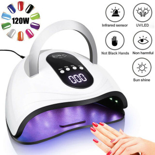 UV led лампа за маникюр 120W Sun S9 Max ув+лед