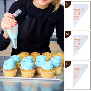 Сладкарски пош за еднократна употреба комплект от 100 броя - 3 размера