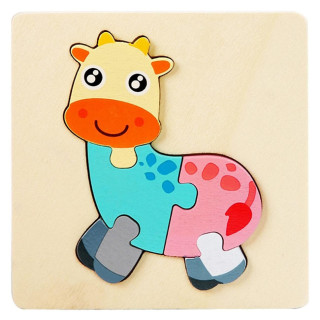 Детски 3Д дървени пъзели и играчки