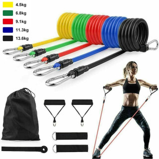 Ластици за тренировка - комплект 5 цветни ластици