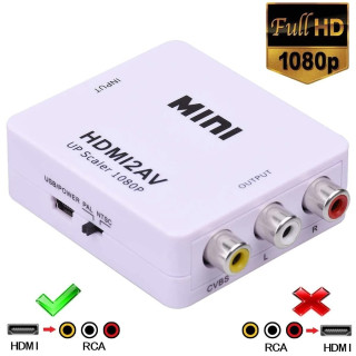 Видео конвектор от HDMI към AV RCA видео HDMI2AV чинчове