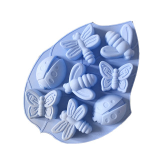 Сладкарски силиконов молд с насекоми