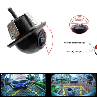 Камера за кола за вграждане с възможност за предно и задно виждане