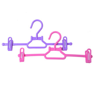 Детска закачалка - пластмасова - с клипс - 30 см. - 5 бр.