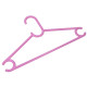 Детска закачалка - пластмасова - розова - 4 бр.