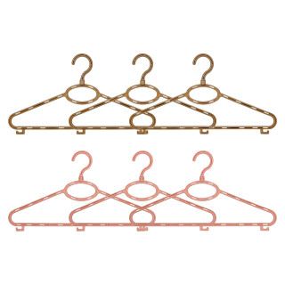 Закачалка - пластмасова - бежова - 6 бр.