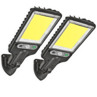 117COB LED Външни соларни лед лампи за стена със сензор за движение