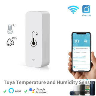 Смарт WiFi Сензор за температура и влажност Tuya / Smartlife