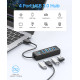 ORICO 4 портов USB HUB 3.0 с висока скорост 5Gbps ORICO 4 портов USB HUB 3.0 с висока скорост 5Gbps