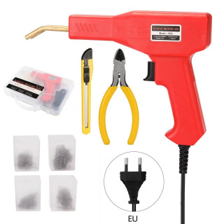 Пистолет и скоби за лепене на пластмаса, като брони на коли и др.