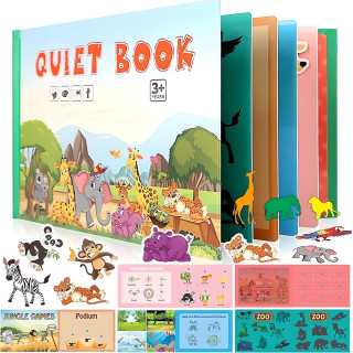 Монтесори тиха книгажка за деца - QUIET BOOK