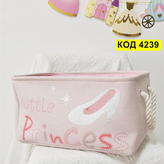 Кош за играчки за момичета Little Princes