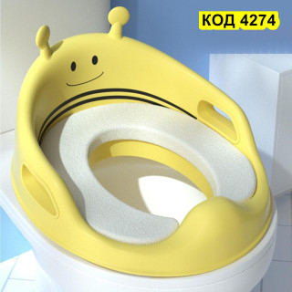 Седалка за тоалетна чиния за деца Пчеличка