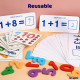 Забавна математически игри за деца с карти, пръчици и цифри