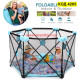 Шестоъгълна голяма преносима кошара за игра за деца Ф 144 см