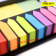 Комплект от 1000 броя цветни лепящи бележки и индекси с калъф