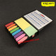 Комплект от 1000 броя цветни лепящи бележки и индекси с калъф